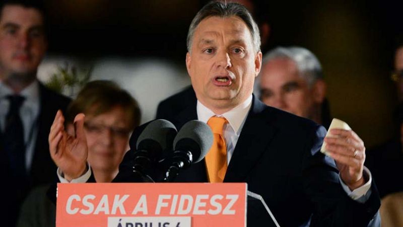 El primer ministro Orbán, reelegido para un segundo mandato en las elecciones de Hungría
