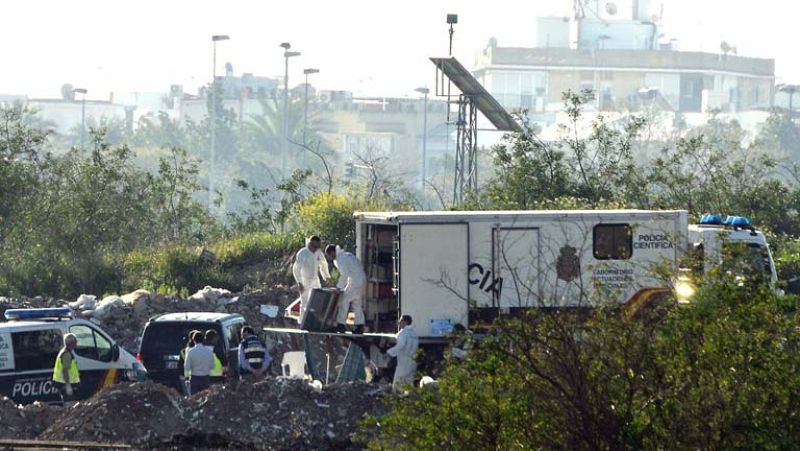 Los restos óseos encontrados en la escombrera de Camas no pertenecen a Marta del Castillo