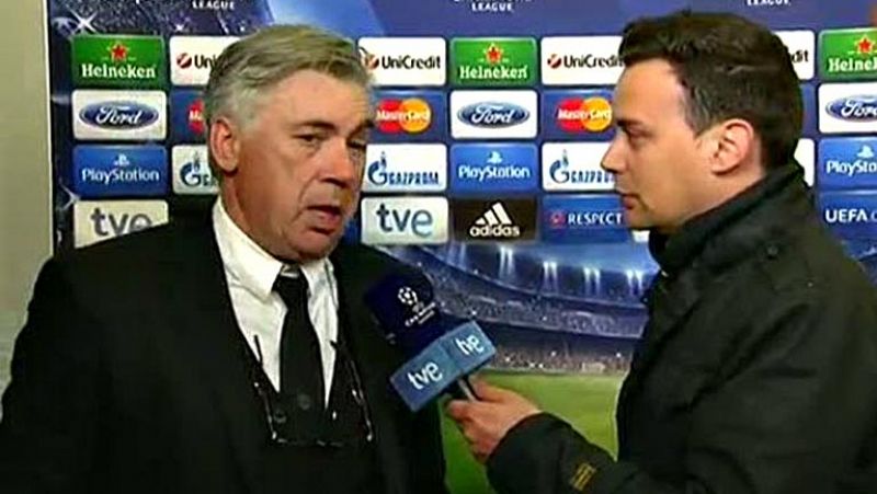 Ancelotti: "Estoy contento por estar en semifinales pero no por la forma"