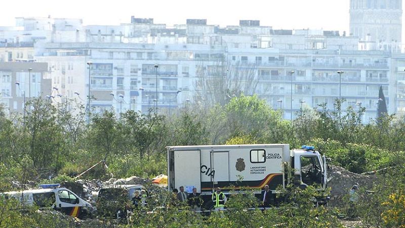 La policía seguirá buscando a Marta en un tercio de la escombrera que queda por inspeccionar