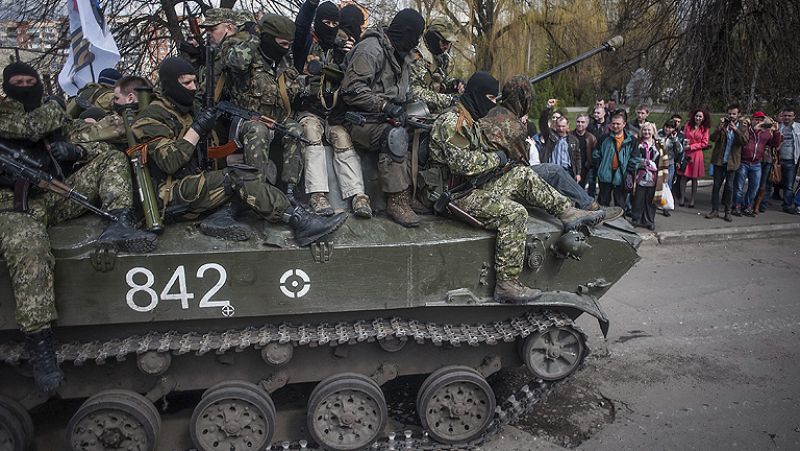 La rebelión prorrusa se intensifica en la provincia ucraniana de Donetsk
