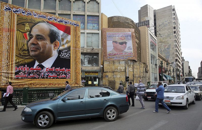 El mariscal Al Sisi y el izquierdista Sabahi, unicos candidatos a las presidenciales de Egipto