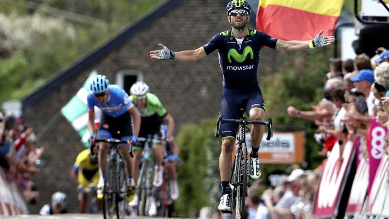Alejandro Valverde conquista su segunda Flecha Valona en el Muro de Huy