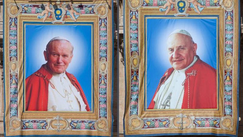 Juan XXIII y Juan Pablo II, dos santos para dos almas de una Iglesia