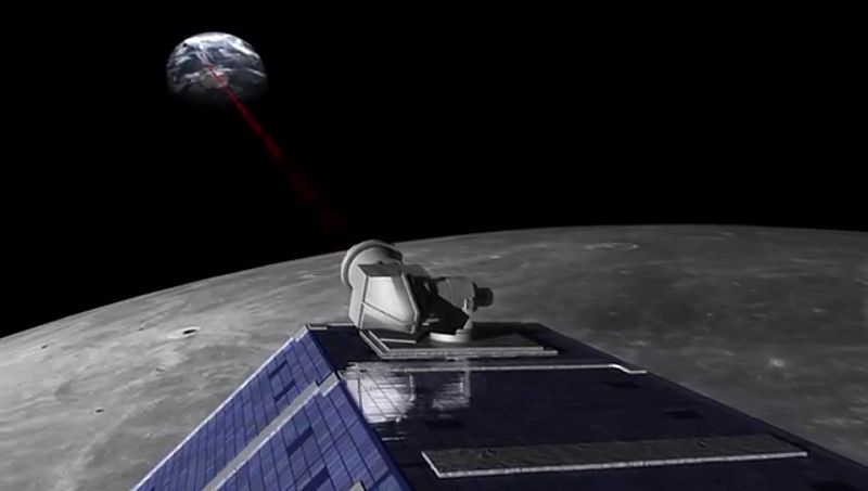 La sonda lunar LADEE de la NASA despidió su misión con un rayo láser