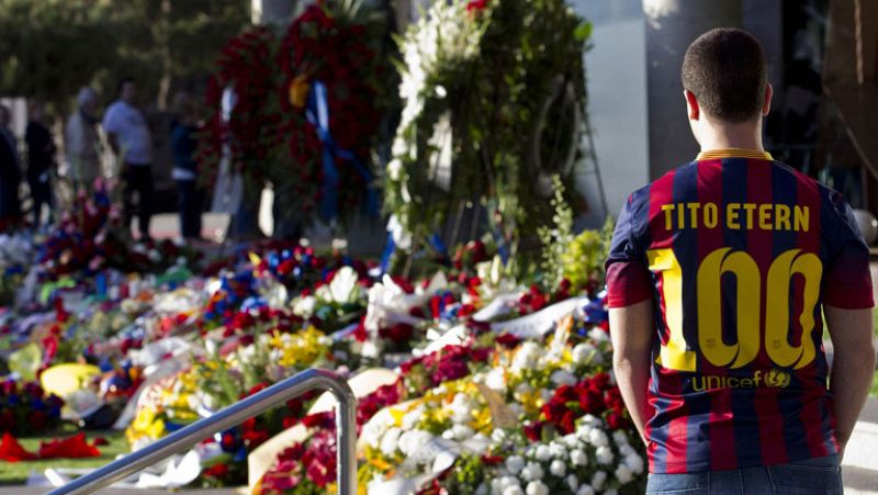 Tito Vilanova, enterrado en Bellcaire; el barcelonismo le despide en el Camp Nou