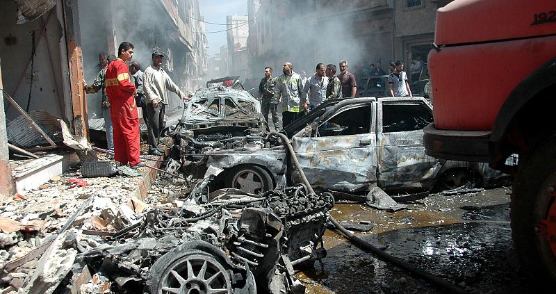 Mueren medio centenar de personas tras los últimos ataques en Homs y Damasco