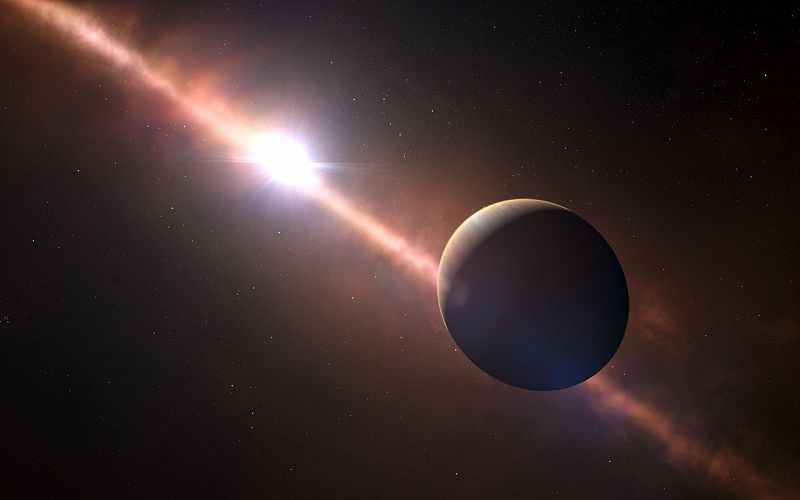 Un exoplaneta cuyo día dura tan solo ocho horas y se mueve a 100.000 km/h