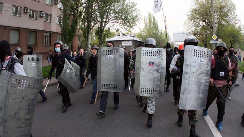 La Policía ucraniana libera a los 67 detenidos en Odessa tras un asalto a la sede de Interior
