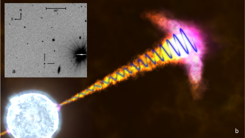 Detectan un agujero negro que creó la explosión de una supernova hace 11.000 millones de años