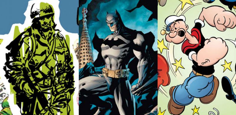 La guerra, Batman y Popeye, protagonistas del Salón del cómic de Barcelona