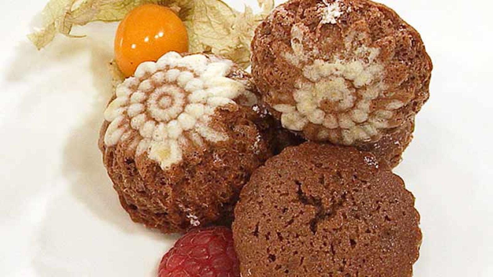 Bizcocho de chocolate y caramelo