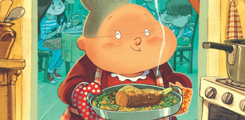 Naneta, la abuelita de cómic que nos enseña a comer sano