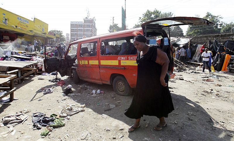 Al menos diez muertos y más de 70 heridos en dos explosiones en el barrio somalí de Nairobi