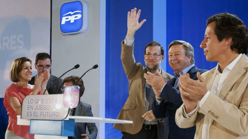 Rajoy afirma que "no se puede votar al PSOE" hasta que "no cambien y aprendan"