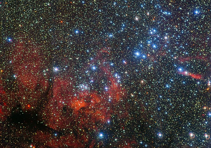 Un cúmulo de estrellas de 35 millones de años da pistas de la evolución estelar