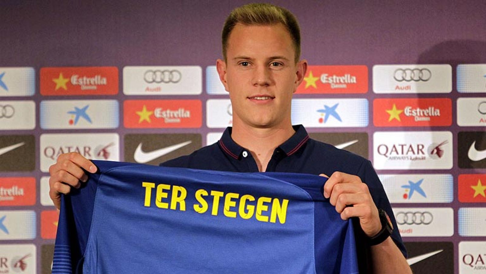 Ter Stegen: "Defender la portería del Barça es lo mejor que te puede pasar"