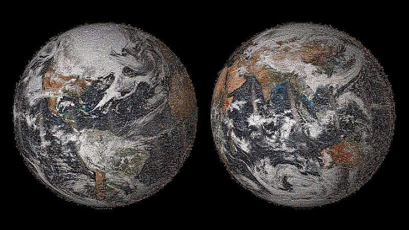 Una gigapanorámica de la Tierra creada con 'selfies'