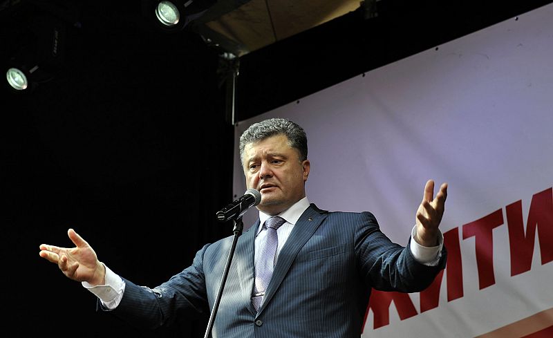 Poroshenko, de 'rey del chocolate' a líder de Ucrania