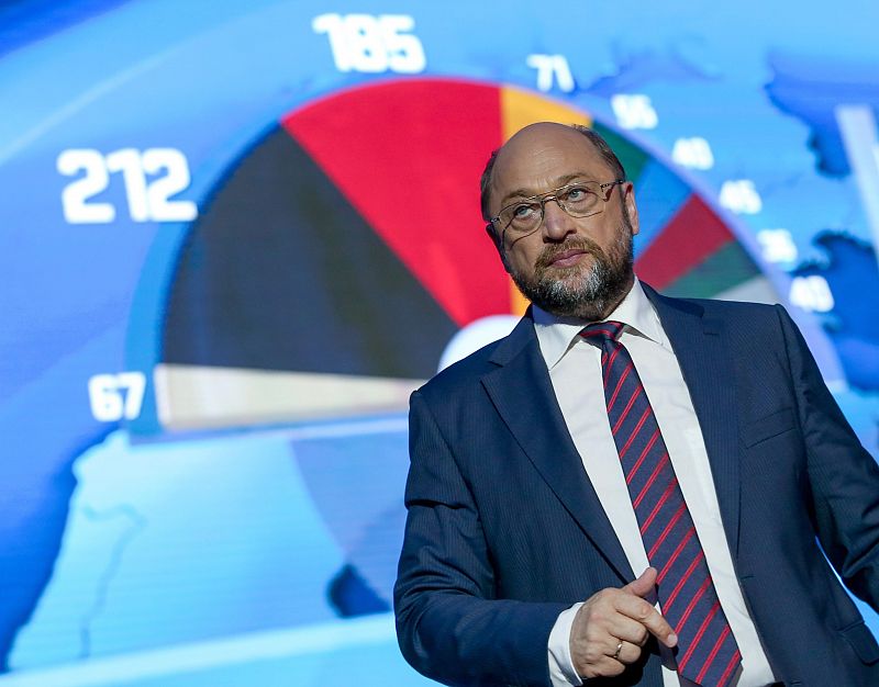 Schulz: "No sé si un partido que ha perdido 60 escaños tiene derecho a presidir la Comisión"