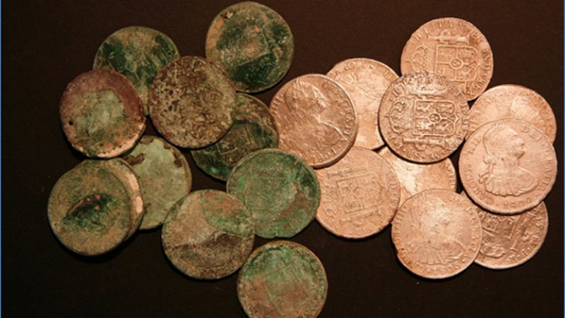 El tesoro de "La Mercedes" brilla en paz en Cartagena