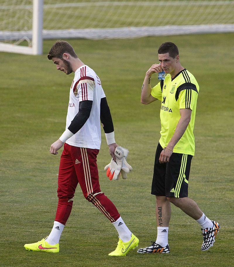 Los jugadores de la Roja, ante la última oportunidad de convencer a Del Bosque