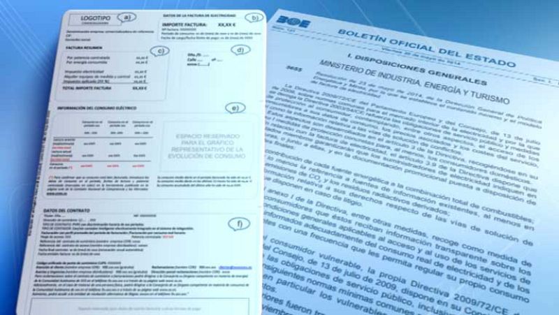 Las eléctricas deberán emitir nuevas facturas de la luz antes del próximo 1 de octubre