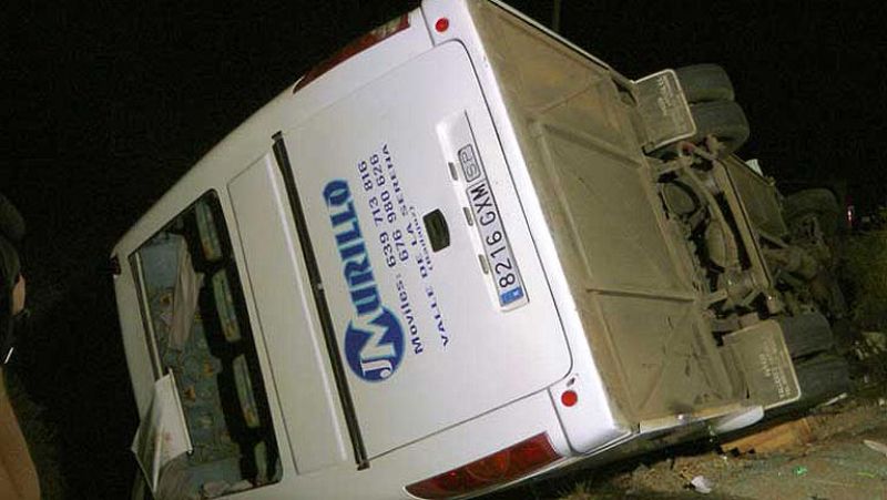 La juez rechaza imputar al conductor del microbús accidentado en Badajoz