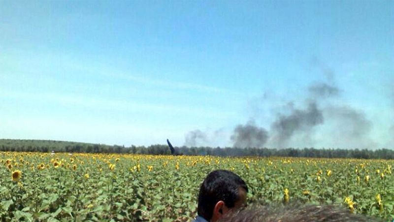 Muere el piloto del avión de combate que se ha estrellado en la base de Morón, en Sevilla