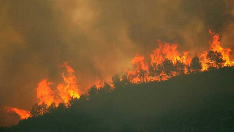 El incendio de Tivissa queda estabilizado, aunque sigue sin control, tras calcinar 830 hectáreas