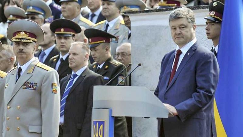 El presidente de Ucrania anuncia que decretará "en breve" un alto el fuego en el este