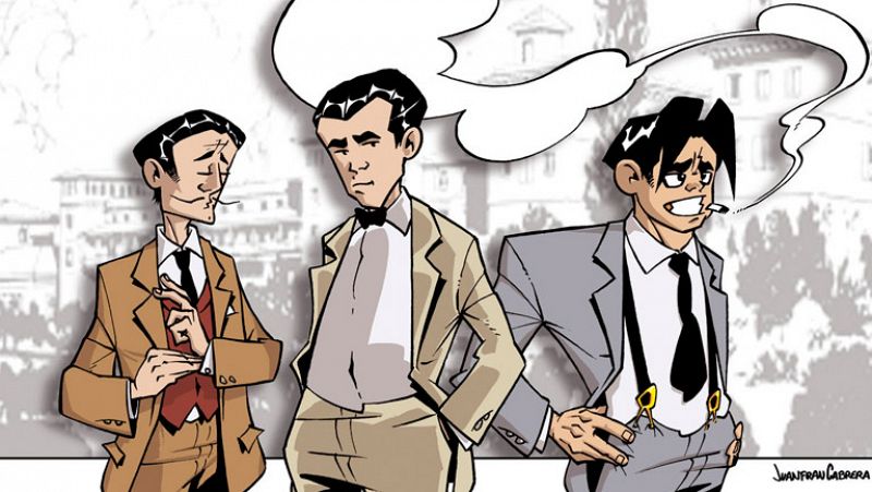 Un cómic convierte a Lorca, Dalí y Buñuel en héroes
