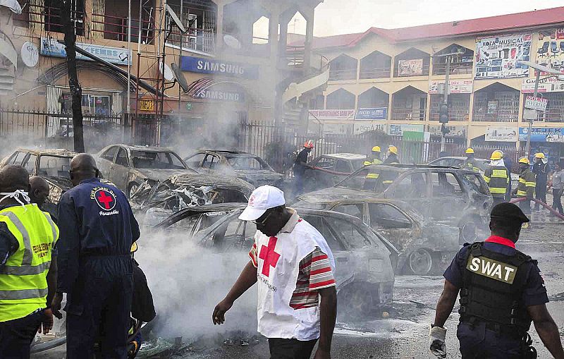 Una veintena de muertos en un atentado en un centro comercial de la capital de Nigeria
