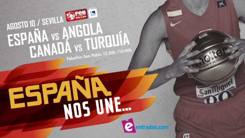 Consigue tu entrada para el España - Angola de la Ruta 'Ñ' con RNE