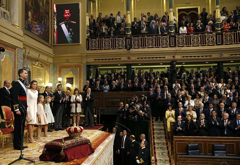 La ceremonia de proclamación de Felipe VI costó 132.000 euros a las Cortes Generales