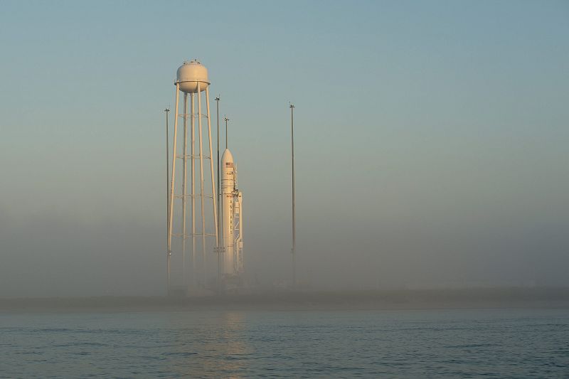 La cápsula Cygnus parte en dirección a la Estación Espacial Internacional
