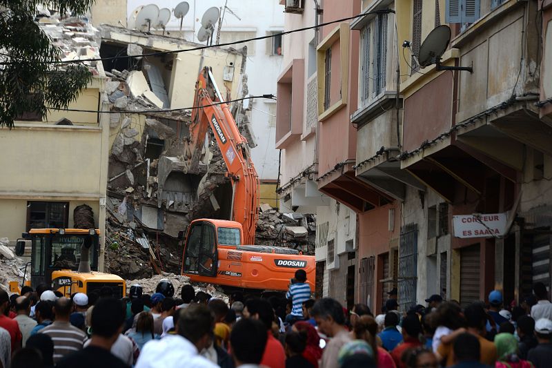 Asciende a 23 el número de muertos en el derrumbe de varios edificios en Casablanca
