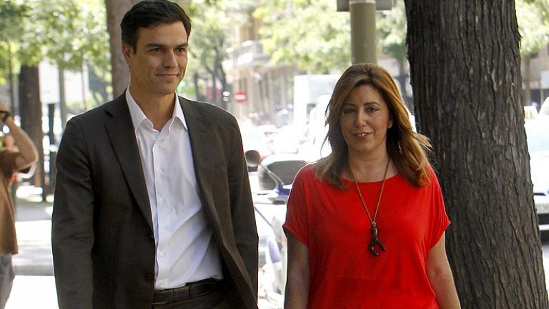 Sánchez comienza a diseñar la Ejecutiva del PSOE con una primera reunión con Susana Díaz