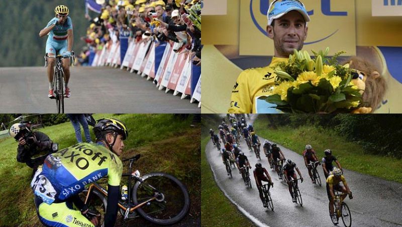 Nibali se adueña del Tour el día que Contador abandona por culpa de una caída