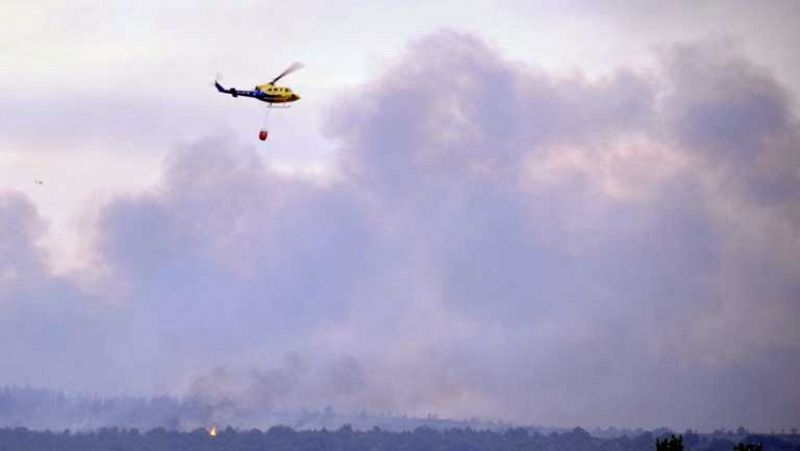 Los incendios de Guadalajara siguen en nivel 2 de riesgo aunque el de Navarra está ya controlado
