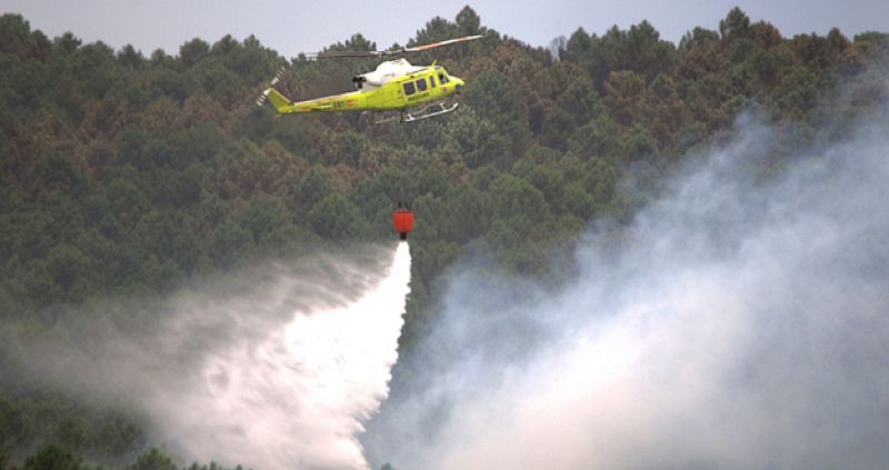 El incendio de Bustares pasa a nivel cero tras afectar a 1.000 hectáreas en Guadalajara