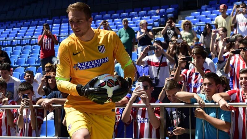 Oblak: "Soy consciente de que vengo a reemplazar a Courtois, pero daré lo mejor de mí"