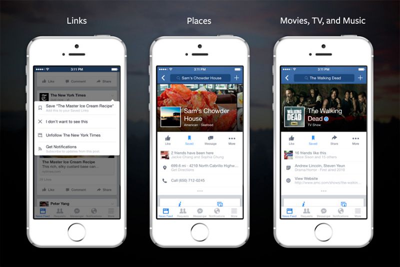 Facebook incluye una nueva función de 'Guardar para leer luego'