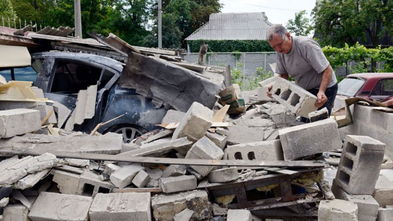 Los combates se recrudecen en el este de Ucrania y dejan al menos 17 civiles muertos