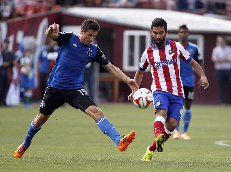 El Atlético gana en los penaltis al San José en el inicio de su gira americana
