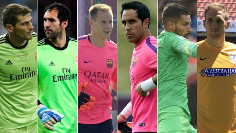 Las pugnas en las porterías de Real Madrid, Barcelona y Atlético de Madrid
