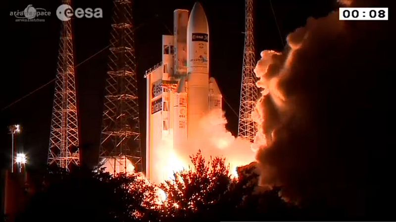 El último carguero de la Agencia Espacial Europea parte rumbo a la EEI