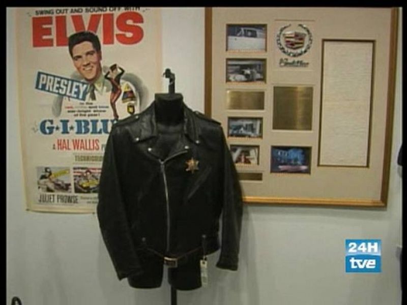 Una chaqueta de Elvis, estrella de una subasta