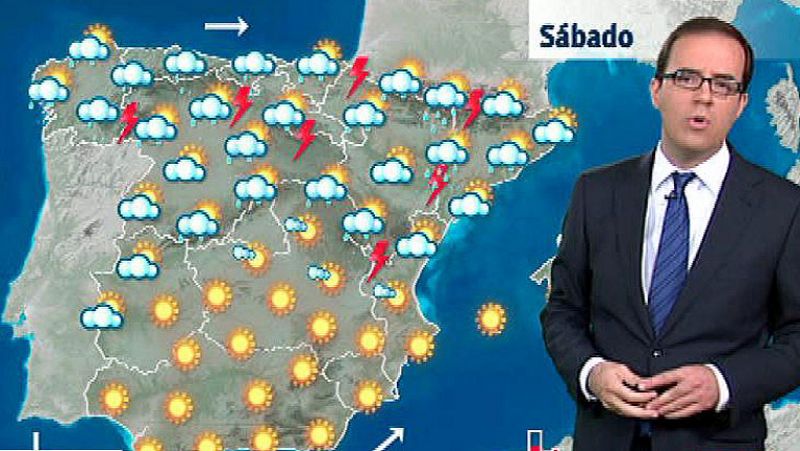 Alerta en 14 provincias por lluvias, tormentas, oleaje y 'rissaga'