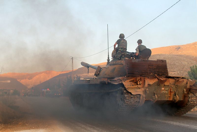 Más de 50 muertos en choques entre el ejército libanés y las milicias en la frontera con Siria